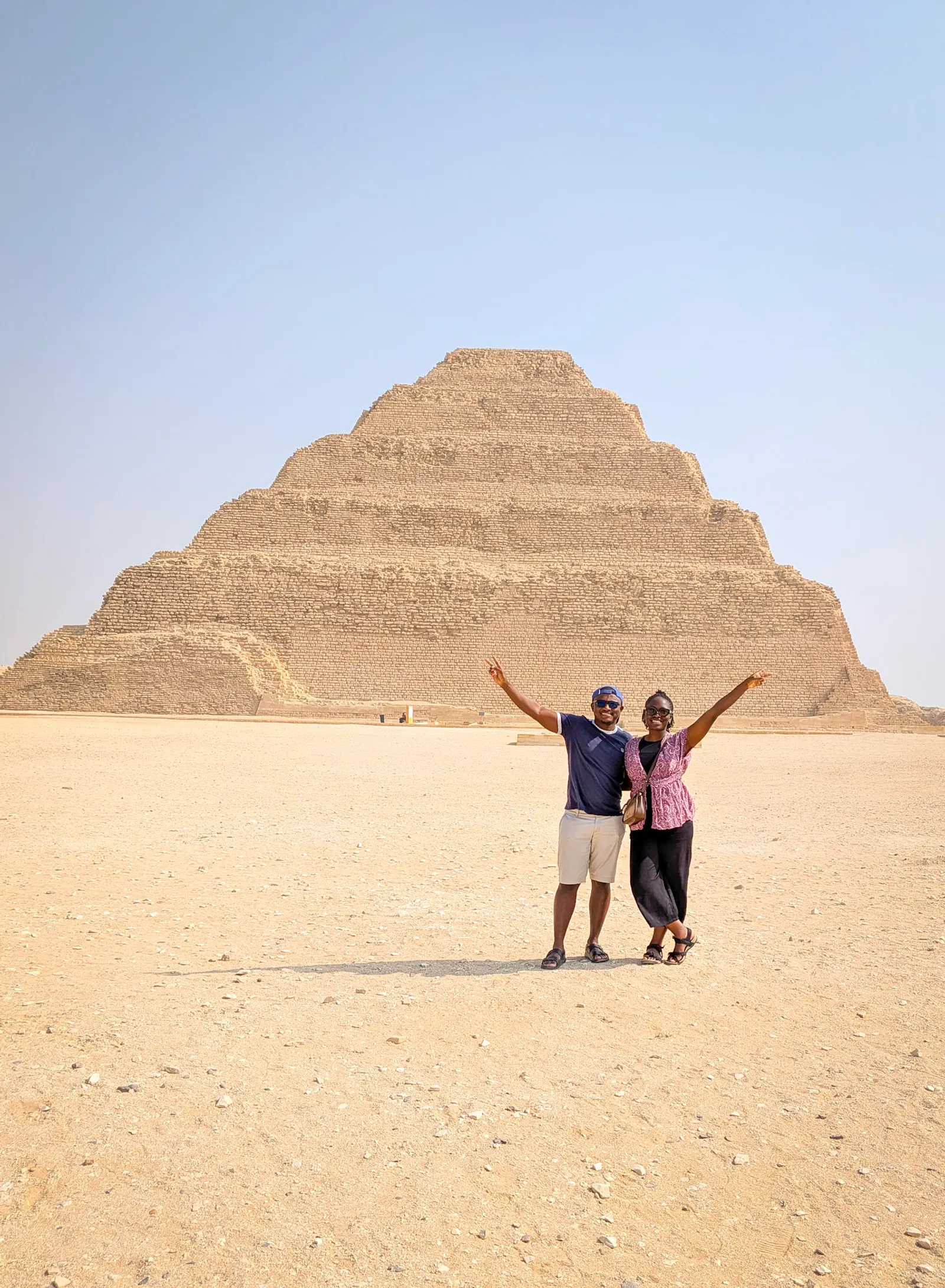 The step pyramid of Djoser